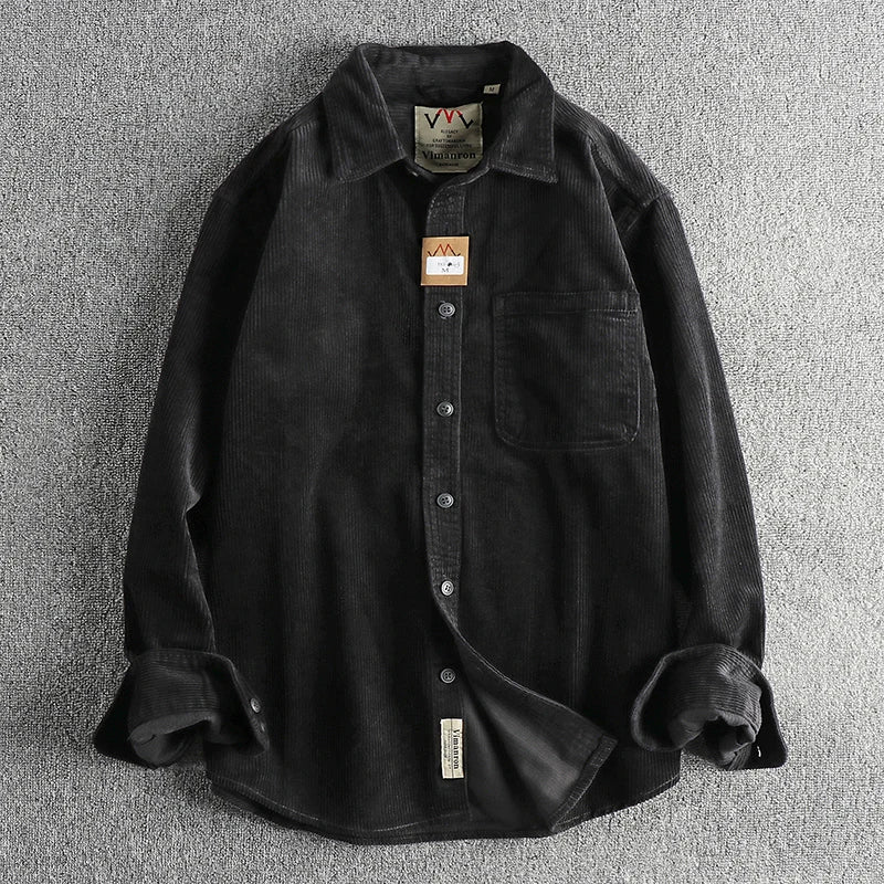 Men's Cotton Velvet Shirt