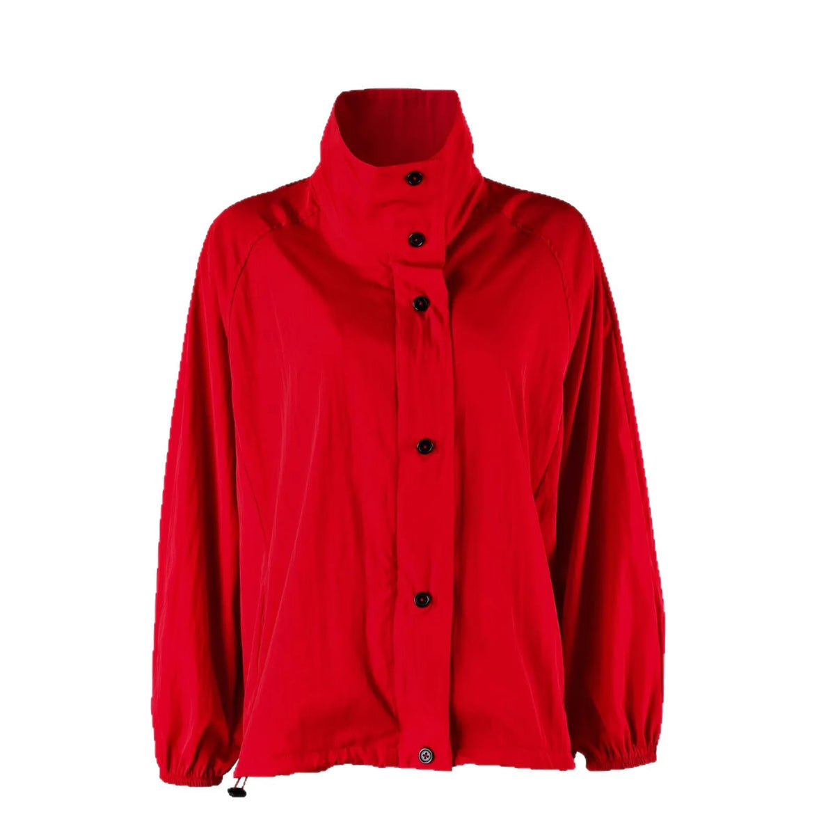 Red Windproof Women Jacket