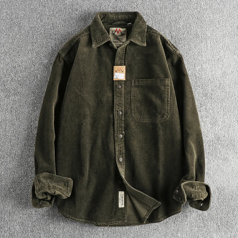 Men's Cotton Velvet Shirt – Lomicor