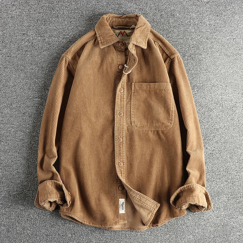 Men's Cotton Velvet Shirt