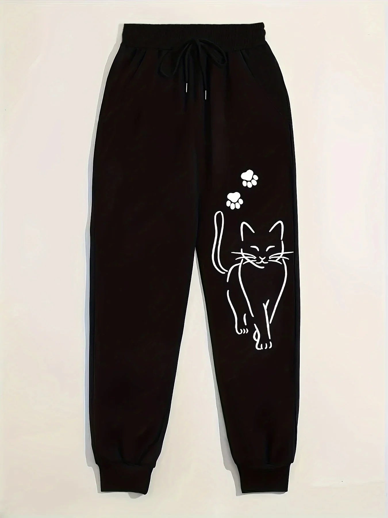 Women's Cat Print Pants