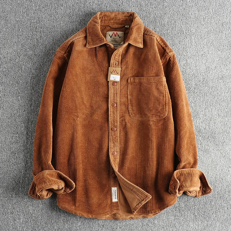 Men's Cotton Velvet Shirt