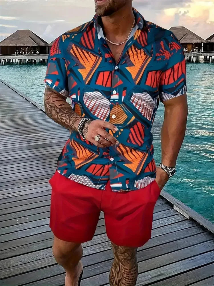 Hawaiian Men's Shirt 3D
