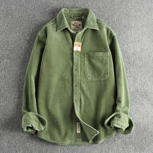 Men's Cotton Velvet Shirt