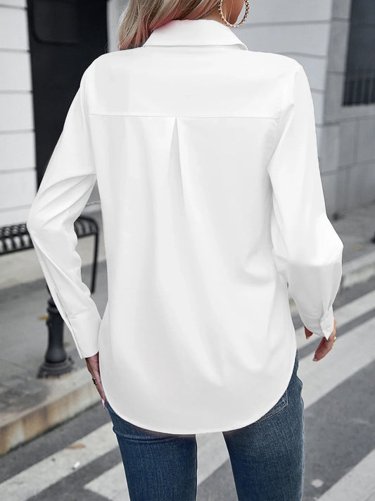 Spring  Women's White Shirt