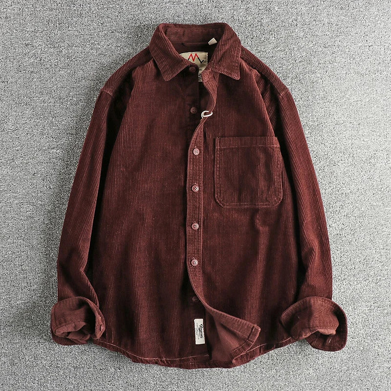 Men's Cotton Velvet Shirt