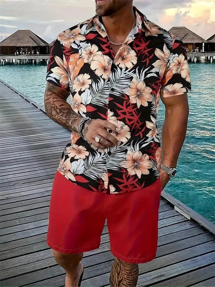 Hawaiian Men's Shirt 3D