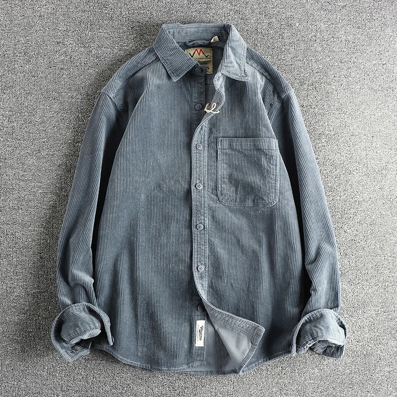 Men's Cotton Velvet Shirt