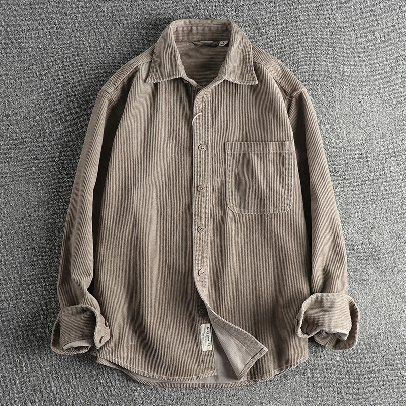 Men's Cotton Velvet Shirt