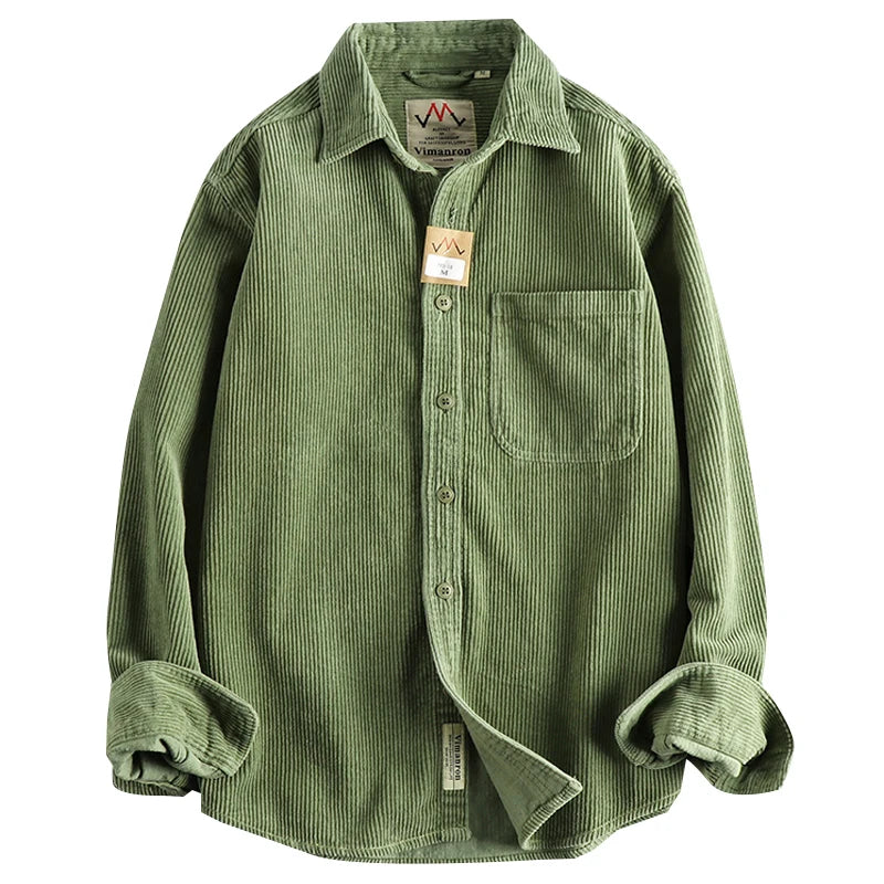 Men's Cotton Velvet Shirt